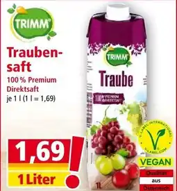 Norma Trimm Traubensaft Angebot