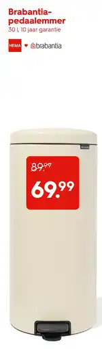 HEMA Brabantia-pedaalemmer Angebot