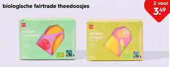 Biologische fairtrade theedoosjes