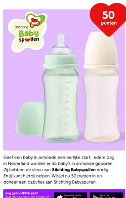 HEMA Stichting Babyspullen babyfles Angebot