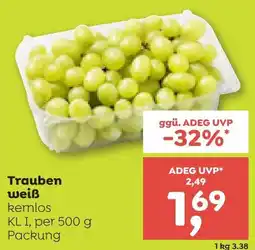 ADEG Trauben weiß kernlos Angebot