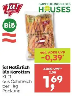 ADEG ja! Natürlich Bio Karotten Angebot