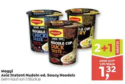 ADEG Maggi Asia Instant Nudeln od. Saucy Noodles Angebot