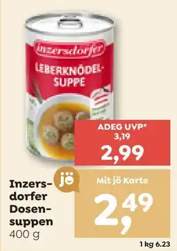 ADEG Inzersdorfer Leberknödelsuppe Angebot