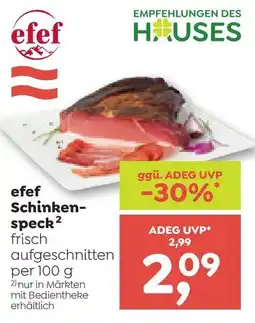 ADEG efef Schinkenspeck Angebot
