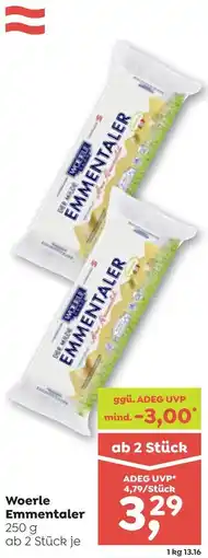 ADEG Woerle Emmentaler Angebot