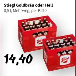 Der Grissemann Stiegl Goldbräu oder Hell Angebot