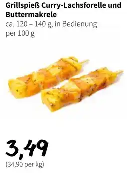 Der Grissemann Grillspieß Curry-Lachsforelle und Buttermakrele Angebot
