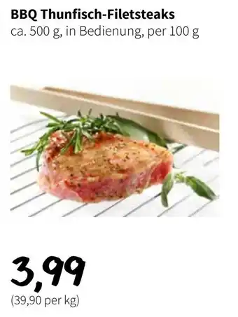 BBQ Thunfisch-Filetsteaks