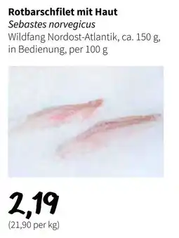 Der Grissemann Rotbarschfilet mit Haut Sebastes norvegicus Angebot