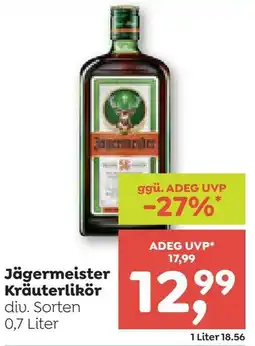 ADEG Jägermeister Kräuterlikör Angebot