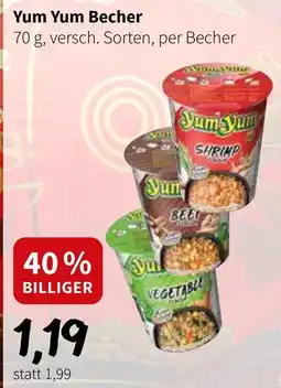 Der Grissemann Yum Yum Becher Angebot