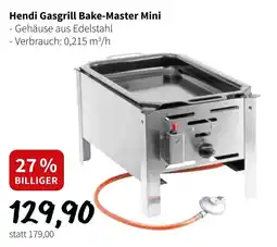 Der Grissemann Hendi Gasgrill Bake-Master Mini Angebot