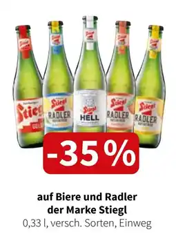 Der Grissemann Biere und Radler Stiegl Angebot
