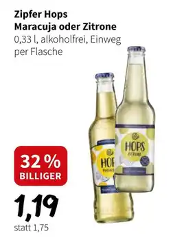 Der Grissemann Zipfer Hops Angebot