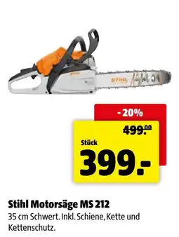Der Grissemann Stihl Motorsäge MS 212 Angebot