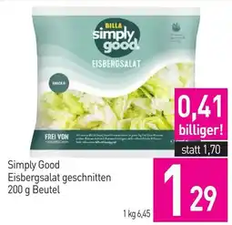 Sutterlüty Simply Good Eisbergsalat geschnitten Angebot