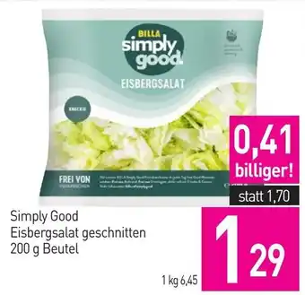 Simply Good Eisbergsalat geschnitten