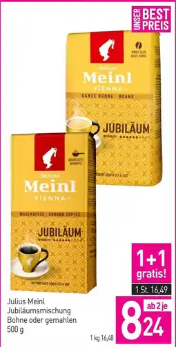 Sutterlüty Julius Meinl Jubiläumsmischung Angebot