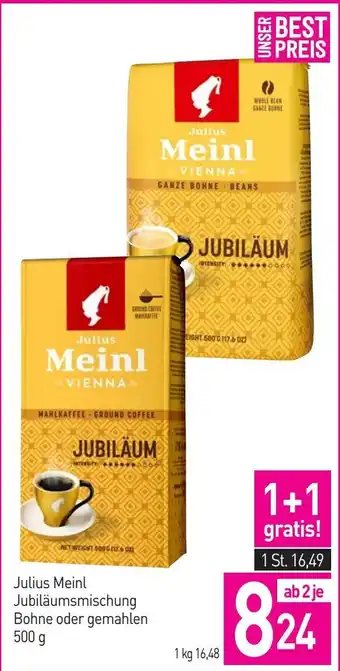 Sutterlüty Julius Meinl Jubiläumsmischung Angebot