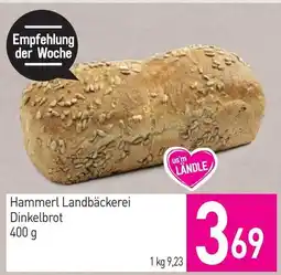 Sutterlüty Hammerl Landbäckerei Dinkelbrot Angebot
