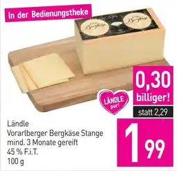 Sutterlüty Ländle Vorarlberger Bergkäse Stange Angebot
