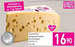 Sutterlüty Sutterlüty's Bregenzerwälder Emmentaler Angebot