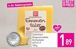 Sutterlüty Sutterlüty's Bregenzerwälder Emmentaler Angebot
