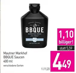 Sutterlüty Mautner Markhof BBQE Saucen Angebot
