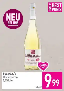 Sutterlüty Sutterlüty's Quittensecco Angebot