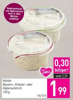 Sutterlüty Kohler Bauern-, Kräuter- oder Älpleraufstrich Angebot