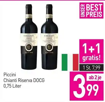 Sutterlüty Piccini Chianti Riserva DOCG Angebot