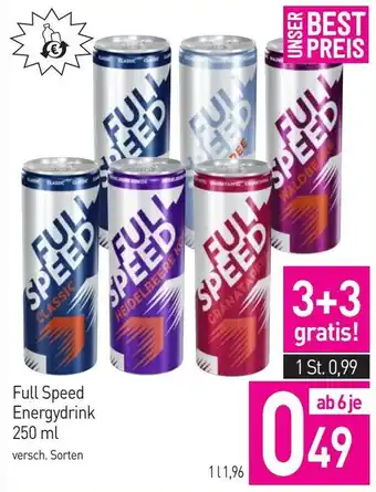 Sutterlüty Full Speed Energydrink Angebot