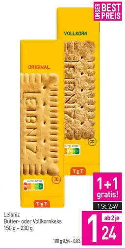 Sutterlüty Leibniz Butter- oder Vollkornkeks Angebot