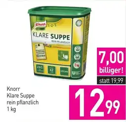 Sutterlüty Knorr Klare Suppe rein pflanzlich Angebot