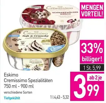 Sutterlüty Eskimo Cremissimo Spezialitäten Angebot