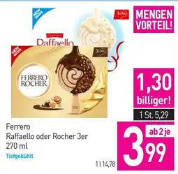 Sutterlüty Ferrero Raffaello oder Rocher 3er Angebot