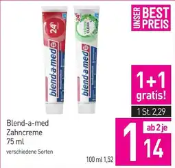 Sutterlüty Blend-a-med Zahncreme Angebot