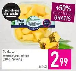 Sutterlüty SanLucar Ananas geschnitten Angebot