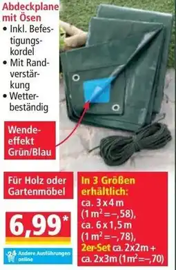 Norma Abdeckplane mit ösen Angebot