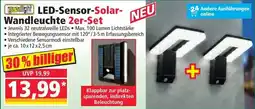 Norma Led sensorb solar wandleuchte Angebot