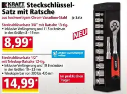 Norma Steckschlüssel Satz mit Ratsche Angebot