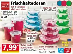 Norma Frischhaltedosen Angebot