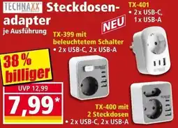 Norma Technaxx steckdosen adapter Angebot