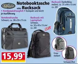 Norma Notebooktasche oder rucksack Angebot
