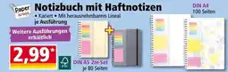 Norma Notizbuch mit haftnotizen Angebot
