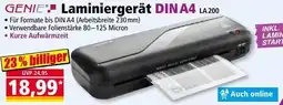 Norma Laminiergerät din a4 la 200 Angebot