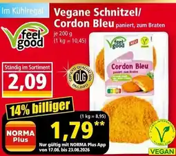 Norma Vegane Schnitzel Cordon Bleu Angebot