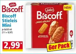 Norma Biscoff stieleis mini Angebot
