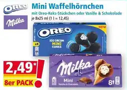 Norma Oreo milka mini waffelhörnchen Angebot